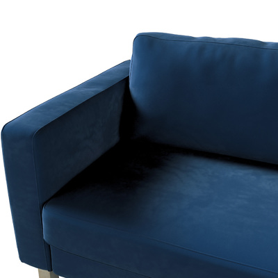Karlstad betræk sovesofa 224cm 224 X 89 X 64 CM fra kollektionen Velvet, Stof: 704-29