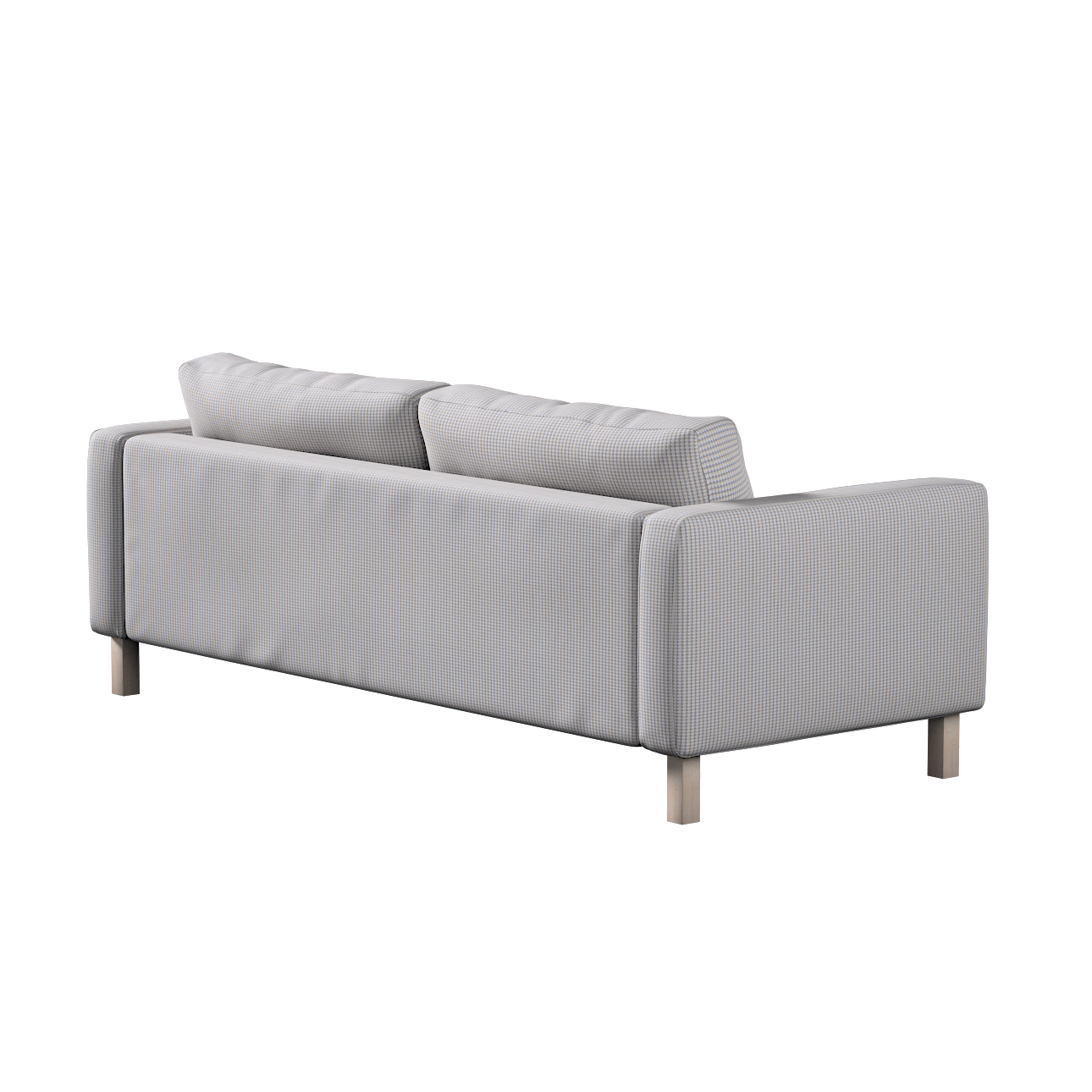 Bezug für Karlstad Schlafsofa, beige-blau, Bezug für Karlstad 3-Sitzer ausk günstig online kaufen