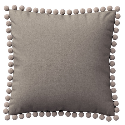 Pudebetræk<br/>Vera med pomponer 45 x 45 cm fra kollektionen Living, Stof: 162-51