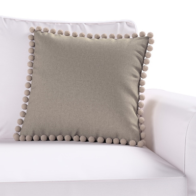 Pudebetræk<br/>Vera med pomponer 45 x 45 cm fra kollektionen Living, Stof: 162-51