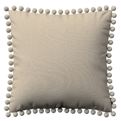 Vera cushion cover with pom poms