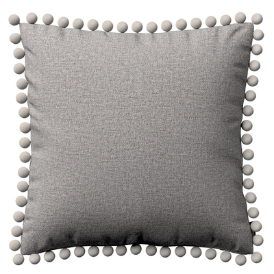 Vera cushion cover with pom poms