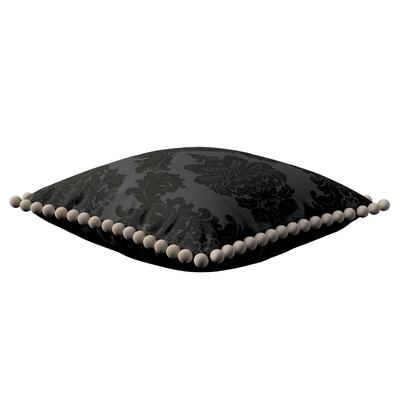 Putetrekk<br/>Vera med pomponer 45 x 45 cm fra kolleksjonen Damasco, Stoffets bredde: 613-32