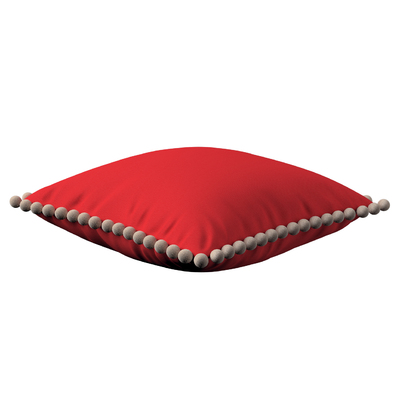 Kissenhülle Wera mit Bommeln 45 x 45 cm von der Kollektion Loneta, Stoff: 133-43