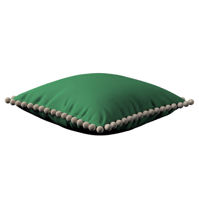 Pudebetræk<br/>Vera med pomponer 45 x 45 cm fra kollektionen Loneta, Stof: 133-18
