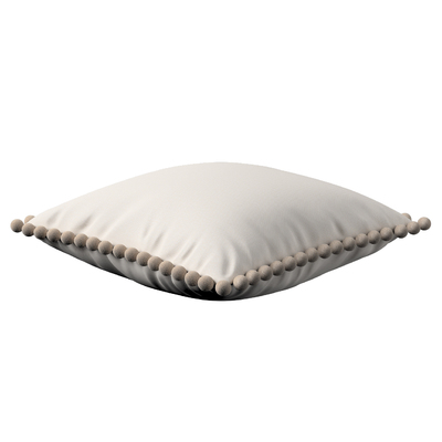 Pudebetræk<br/>Vera med pomponer 45 x 45 cm fra kollektionen Etna, Stof: 705-01