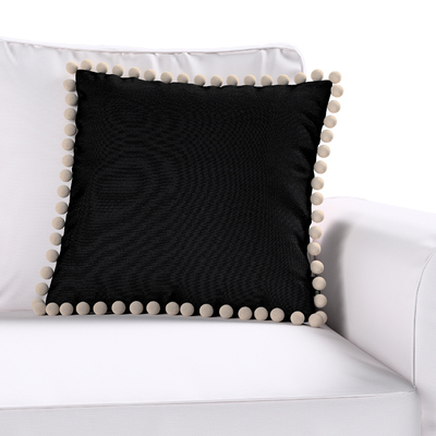 Pudebetræk<br/>Vera med pomponer 45 x 45 cm fra kollektionen Etna, Stof: 705-00