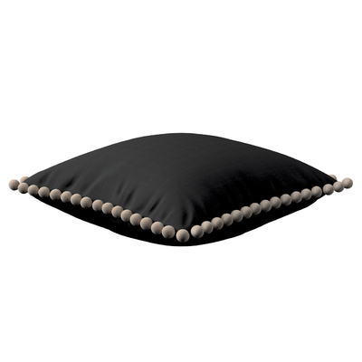 Pudebetræk<br/>Vera med pomponer 45 x 45 cm fra kollektionen Loneta, Stof: 133-06