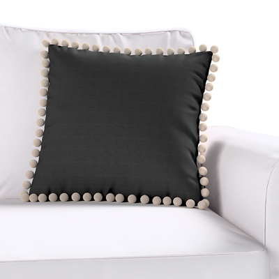 Pudebetræk<br/>Vera med pomponer 45 x 45 cm fra kollektionen Loneta, Stof: 133-06