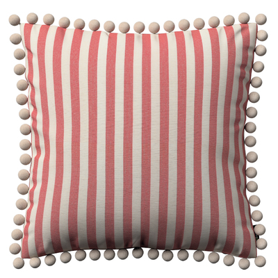 Vera cushion cover with pom poms