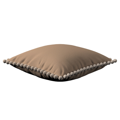 Pudebetræk<br/>Vera med pomponer 45 x 45 cm fra kollektionen Quadro, Stof: 136-09
