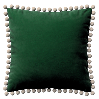 Vera cushion cover with pom poms