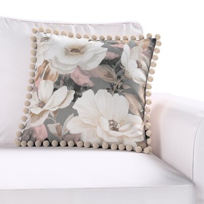Pudebetræk<br/>Vera med pomponer 45 x 45 cm fra kollektionen Gardenia, Stof: 142-13