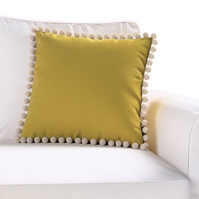 Věra - potah na polštář ozdobné bambulky po obvodu 45 x 45 cm v kolekci Velvet, látka: 704-27
