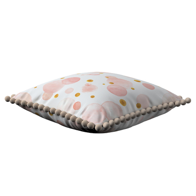 Daisy pagalvėlės užvalkalas  pom poms