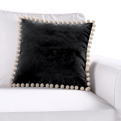 Daisy pagalvėlės užvalkalas  pom poms 45 x 45 cm kolekcijoje Posh Velvet, audinys: 704-17