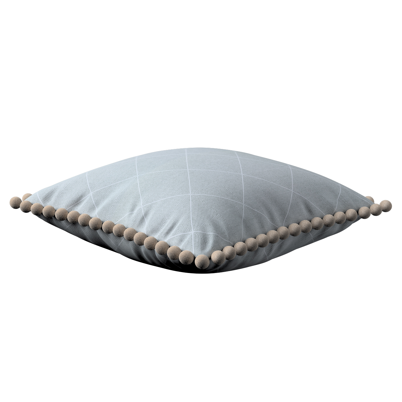 Kissenhülle Wera mit Bommeln, grau-silbern, 45 x 45 cm, Sunny (142-57) günstig online kaufen