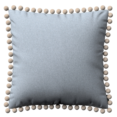 Vera cushion cover with pom poms