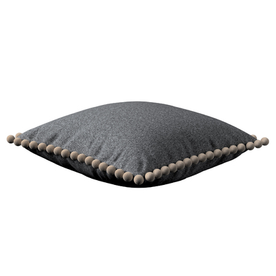 Kissenhülle Wera mit Bommeln 45 x 45 cm von der Kollektion Amsterdam, Stoff: 704-47