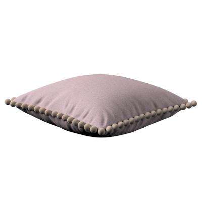 Kissenhülle Wera mit Bommeln 45 x 45 cm von der Kollektion Amsterdam, Stoff: 704-51