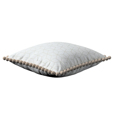 Pudebetræk<br/>Vera med pomponer 45 x 45 cm fra kollektionen Sunny, Stof: 143-51