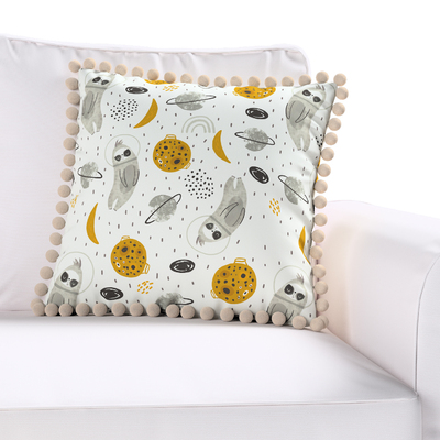 Daisy pagalvėlės užvalkalas  pom poms 45 x 45 cm kolekcijoje Magic Collection, audinys: 500-44