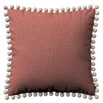 Vera cushion cover with pom poms