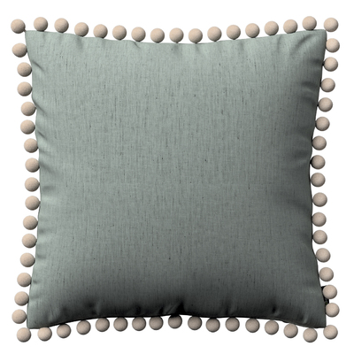 Vera cushion cover with pom poms