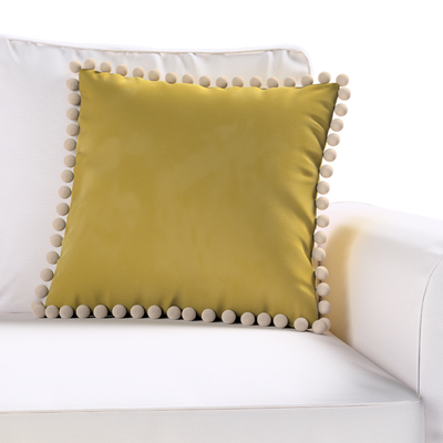 Daisy pagalvėlės užvalkalas  pom poms 45 x 45 cm kolekcijoje Posh Velvet, audinys: 704-27