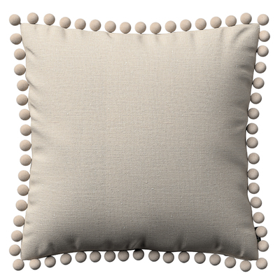 Vera cushion cover with pom poms