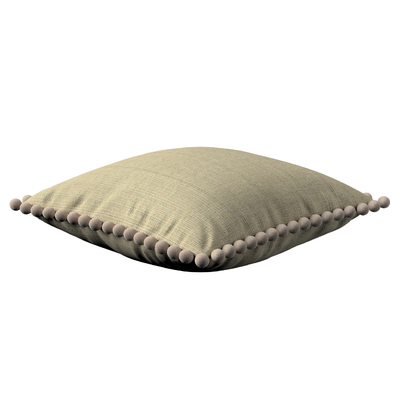 Pudebetræk<br/>Vera med pomponer 45 x 45 cm fra kollektionen Living, Stof: 161-68