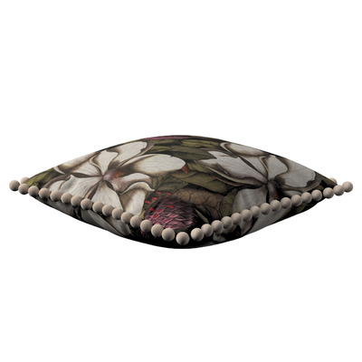 Pudebetræk<br/>Vera med pomponer 45 x 45 cm fra kollektionen Gardenia, Stof: 144-24