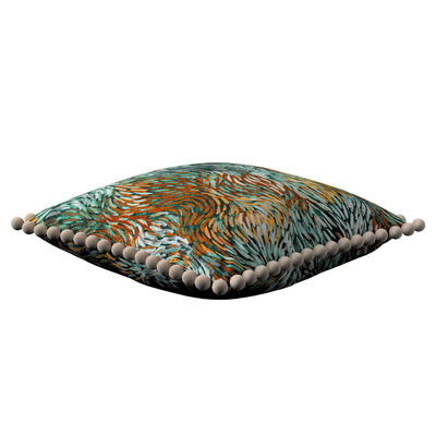 Pudebetræk<br/>Vera med pomponer 45 x 45 cm fra kollektionen Intenso Premium, Stof: 144-31