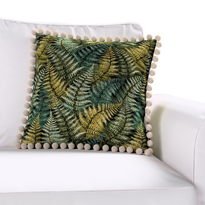 Pudebetræk<br/>Vera med pomponer 45 x 45 cm fra kollektionen Intenso Premium, Stof: 144-18
