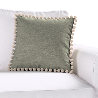 Pudebetræk<br/>Vera med pomponer 45 x 45 cm fra kollektionen Living 2, Stof: 161-42