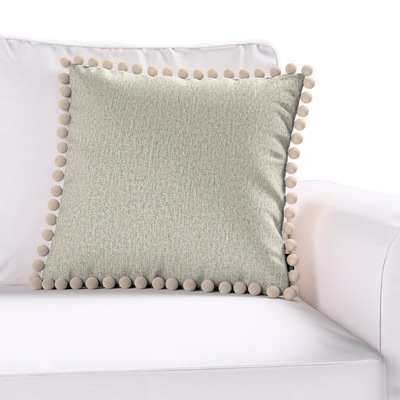 Pudebetræk<br/>Vera med pomponer 45 x 45 cm fra kollektionen Madrid, Stof: 162-22