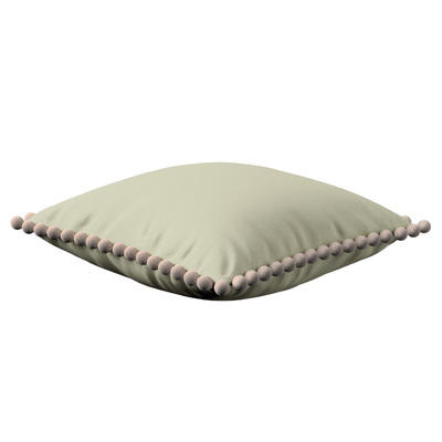 Pudebetræk<br/>Vera med pomponer 45 x 45 cm fra kollektionen Loneta, Stof: 133-05