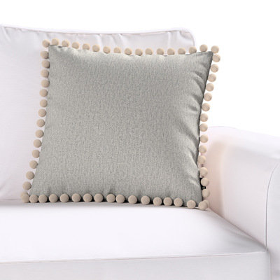 Pudebetræk<br/>Vera med pomponer 45 x 45 cm fra kollektionen Madrid, Stof: 162-03