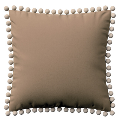 Vera cushion cover with pom poms