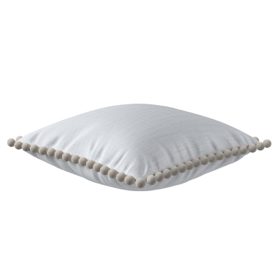 Pudebetræk<br/>Vera med pomponer 45 x 45 cm fra kollektionen Harmony, Stof: 144-75