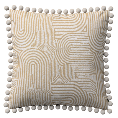 Viera s brmbolcami 45 x 45 cm V kolekcii Cosy Home, látka: 144-79