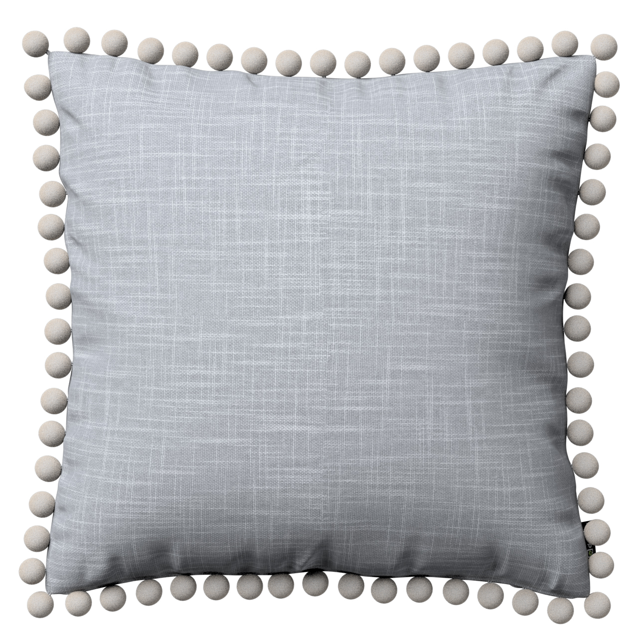Kissenhülle Wera mit Bommeln, grau, 45 x 45 cm, Harmony (144-78) günstig online kaufen