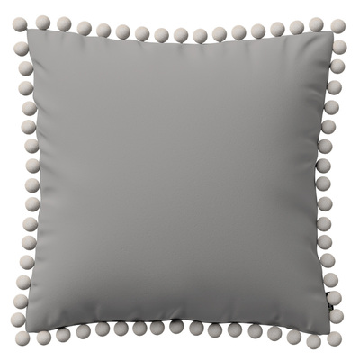 Daisy cushion covers with pom poms