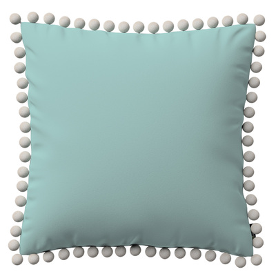 Daisy cushion covers with pom poms