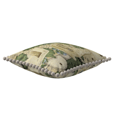 Pudebetræk<br/>Vera med pomponer 45 x 45 cm fra kollektionen Intenso Premium, Stof: 144-82