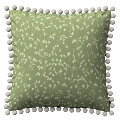 Vera cushion cover with pom poms