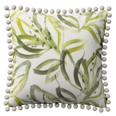 Vera cushion cover with pom poms