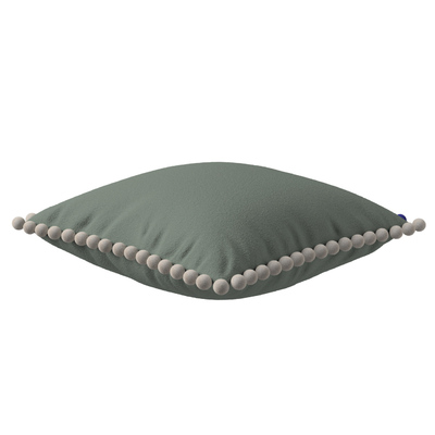 Pudebetræk<br/>Vera med pomponer 45 x 45 cm fra kollektionen Teddy, Stof: 702-85