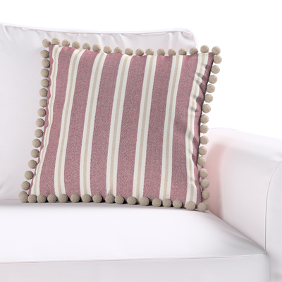 Pudebetræk<br/>Vera med pomponer 45 x 45 cm fra kollektionen Scotti, Stof: 145-29