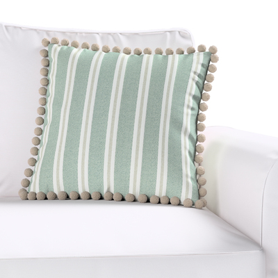 Pudebetræk<br/>Vera med pomponer 45 x 45 cm fra kollektionen Scotti, Stof: 145-30